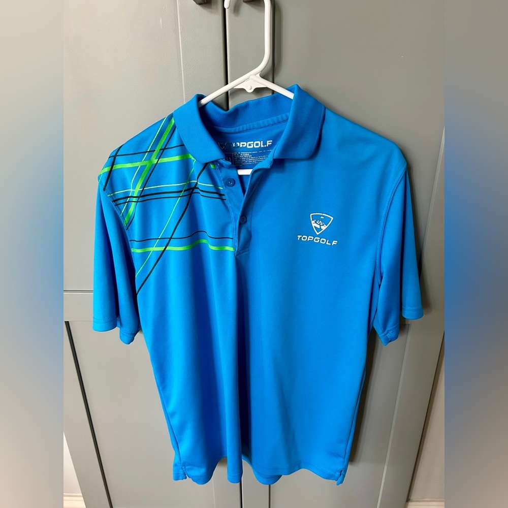 Top Golf, polo shirt, blue, medium